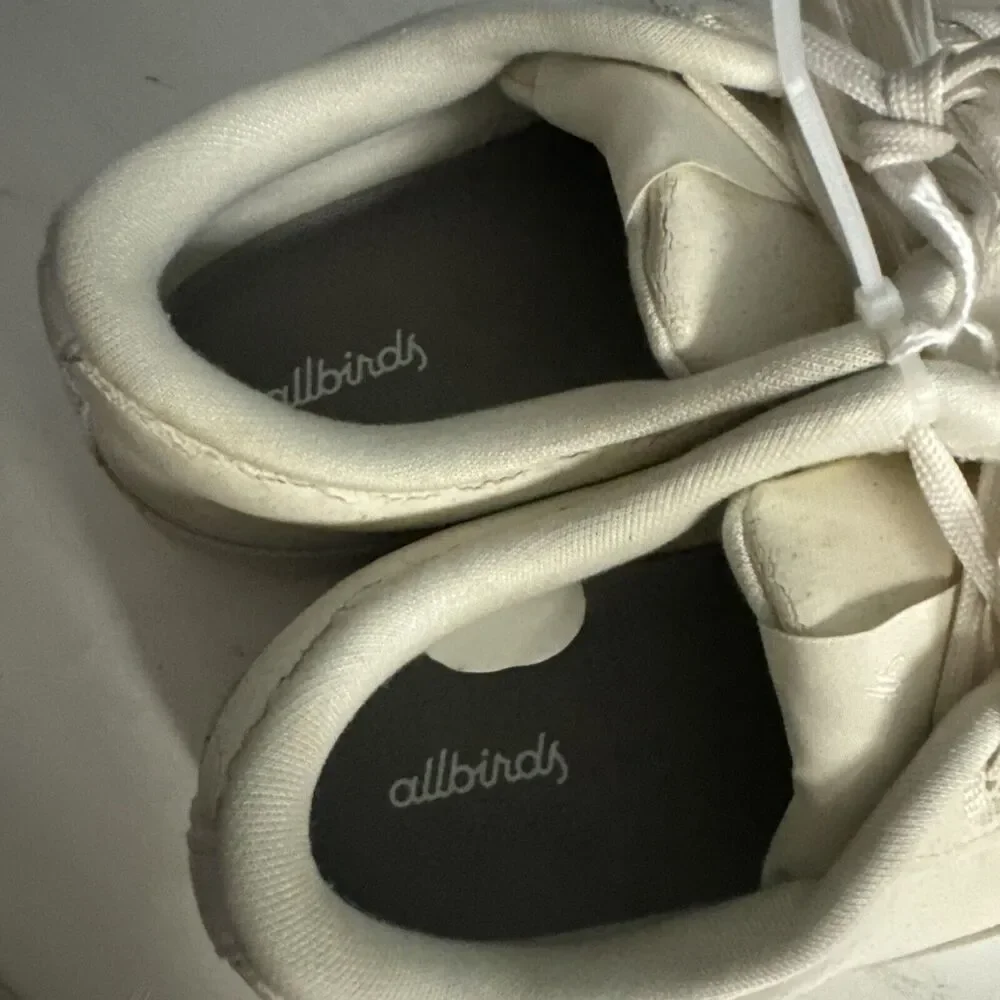 ALLBIRDS Women's Size‎ 9 Plant Pacers Natural White (Blizzard Sole) *READ